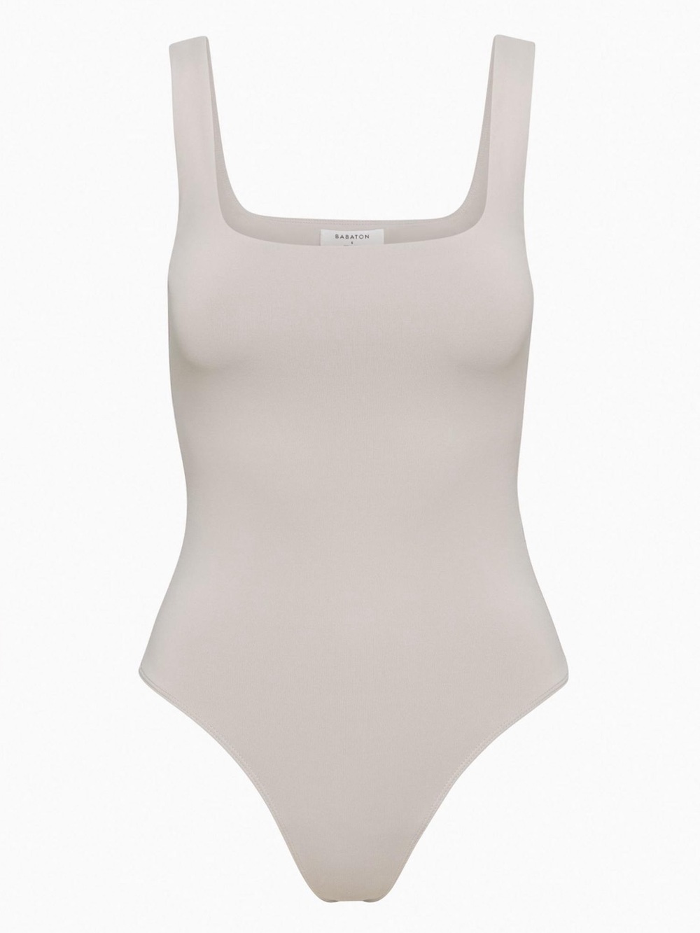 Aritzia Original Contour Pursue Squareneck Bodysuit - Opal Grey Tank Top
